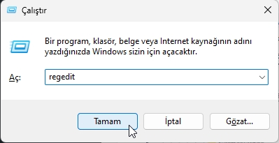 Windows 11 Kısayol Oklarını Kaldırma