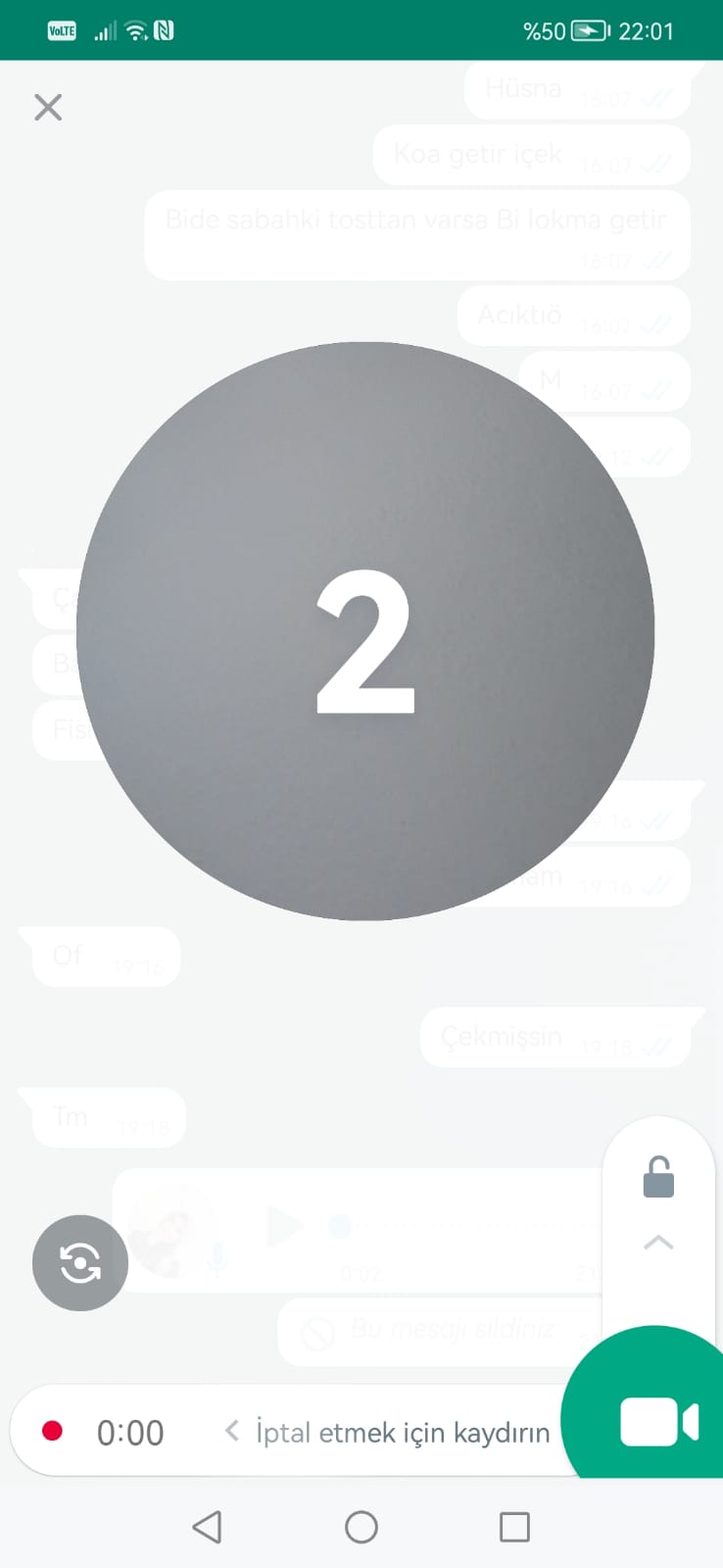 WhatsApp görüntülü mesaj gönderme WhatsApp görüntülü mesaj gönderme