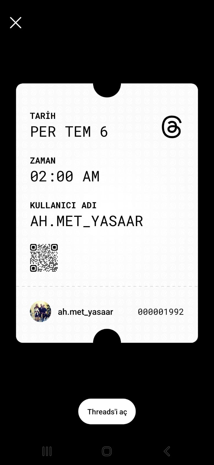 Threads Profil kim baktı