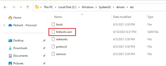 Windows 11 LMHOSTS Dosyası Nedir?