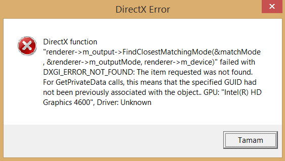 DirectX Yetersiz Bellek Hatası için 4 Çözüm DirectX Yetersiz Bellek Hatası Nasıl Çözülür