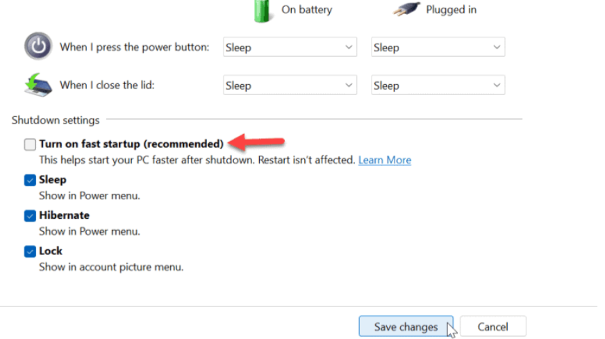 Ekran goruntusu 2023 08 02 163053 - Windows 11 de Hızlı Başlatma Nasıl Kapatılır