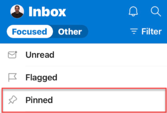 Outlook ta E postaları Sabitleme