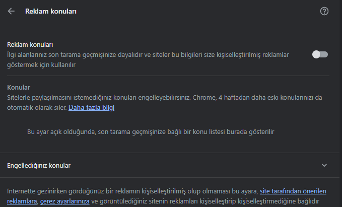 Google Chrome Gizlilik Artırma Chrome Gizlilik Artırma