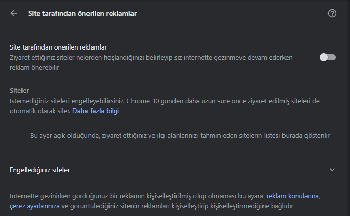 Google Chrome Gizlilik Artırma Chrome Gizlilik Artırma