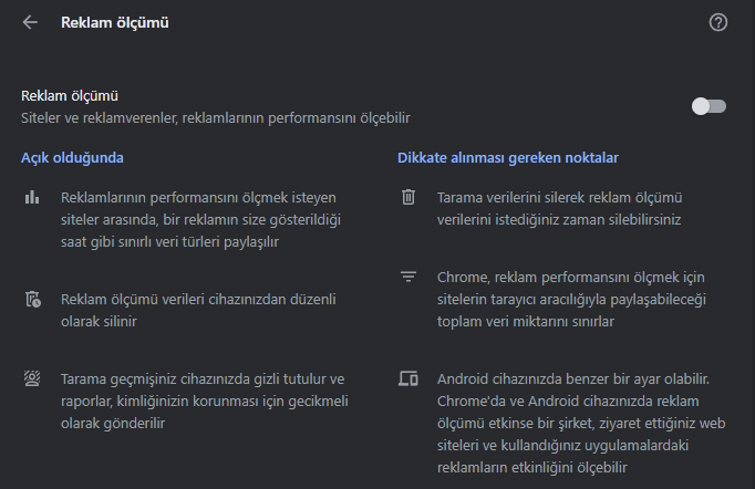 Google Chrome Gizlilik Artırma Chrome Gizlilik Artırma