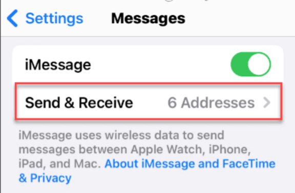 Ekran goruntusu 2023 08 27 233341 - iPhone' da iMessage Düzeltmenin Yolları