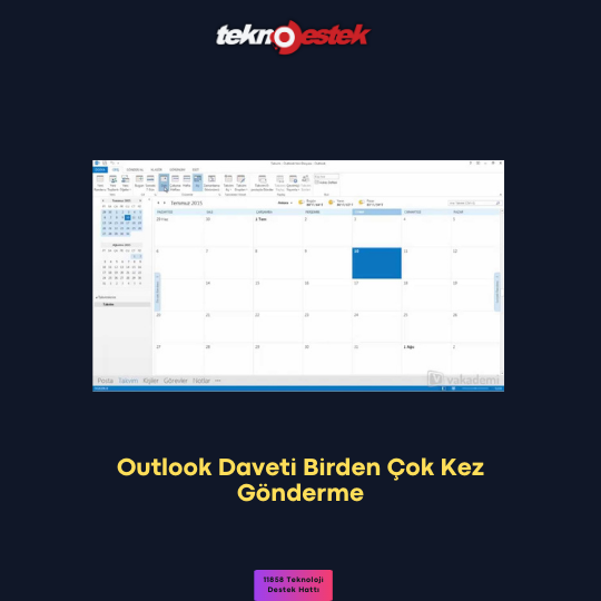 Outlook Daveti Birden çok Gönderme
