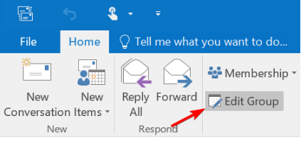 Outlook Grubu Silme Adımlar