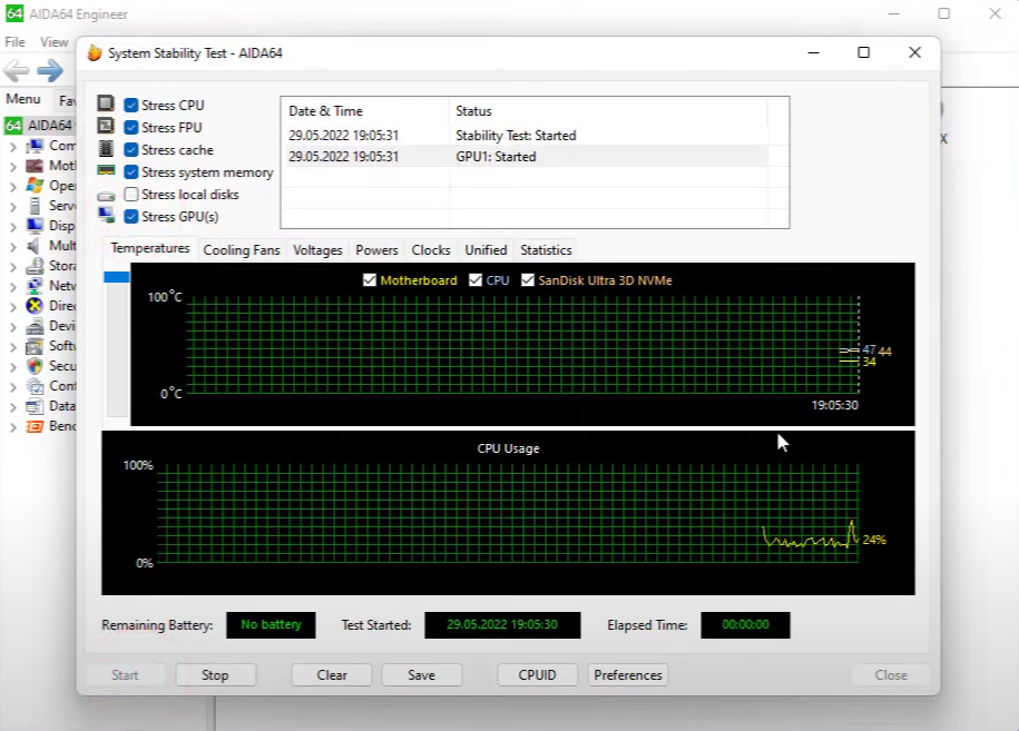 Bilgisayarda stres testi yapılması