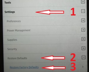 HP yazıcı sıfırlama Envy serisi HP Evny yazıcı sıfırlama