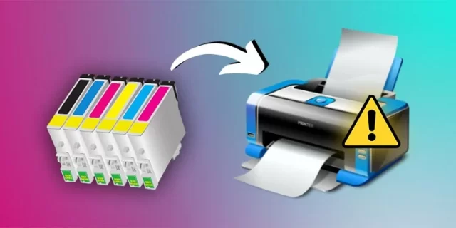 Toner veya Mürekkep Değiştirme Sorunu Yazıcı mürekkep veya toner değiştirme adımları gösteren görsel