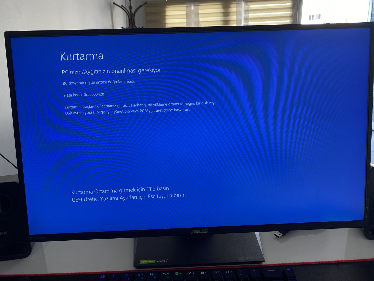 0xC0000428 hatası çözüm yolları