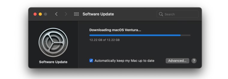 Macbook m1 güncelleştirme hatası