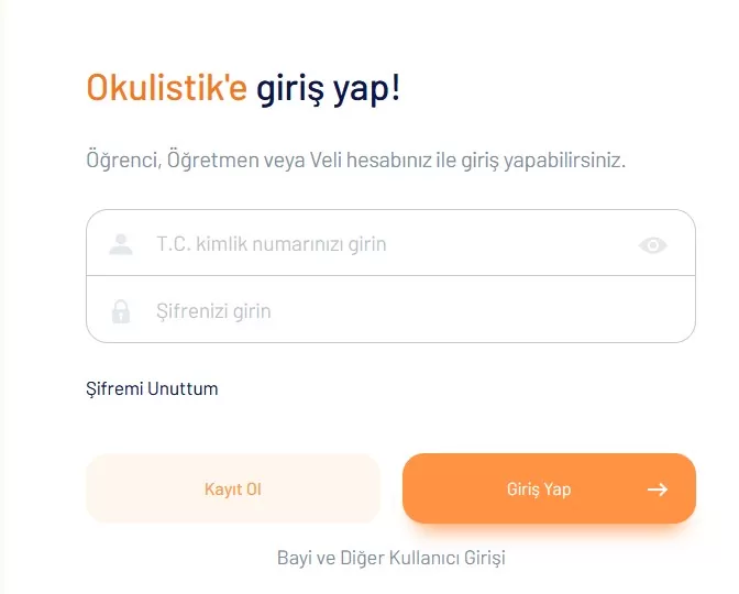 Okulistik öğrenci giriş hatası
