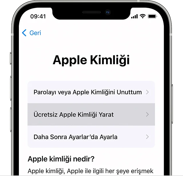 Apple kimliği