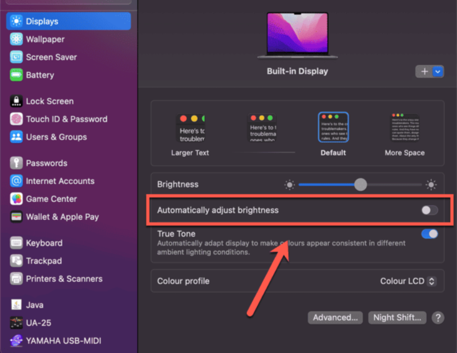 Mac Otomatik Parlaklık Devre Dışı Bırakma Ekran goruntusu 2023 09 10 102835 - Mac Otomatik Parlaklık Devre Dışı Bırakma