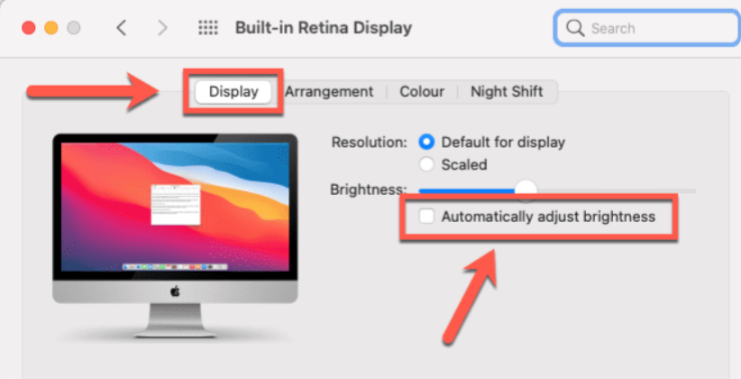 Mac' te Otomatik Parlaklık Nasıl Devre Dışı Bırakılır