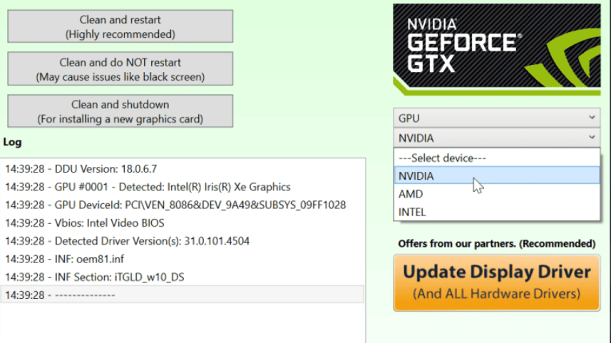 Ekran goruntusu 2023 09 24 101159 - Windows 11 NVIDIA Sürücüleri Nasıl Geri Alınır