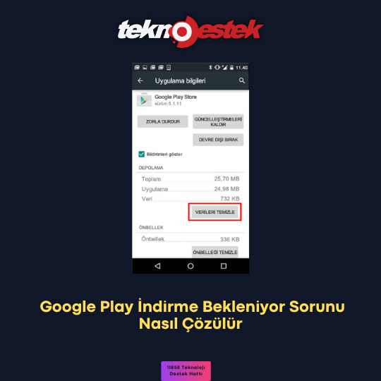 İndirme Bekleniyor Sorunu Nasıl Çözülür( Google Play ) ndirme Bekleniyor Sorunu Nasıl Çözülür
