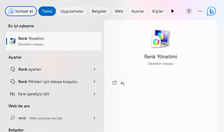 Oyun Sırasında Renkler Değişiyor Adım Adım yapılması gereken işlemler