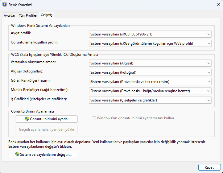 Oyun Sırasında Renkler Neden Değişiyor