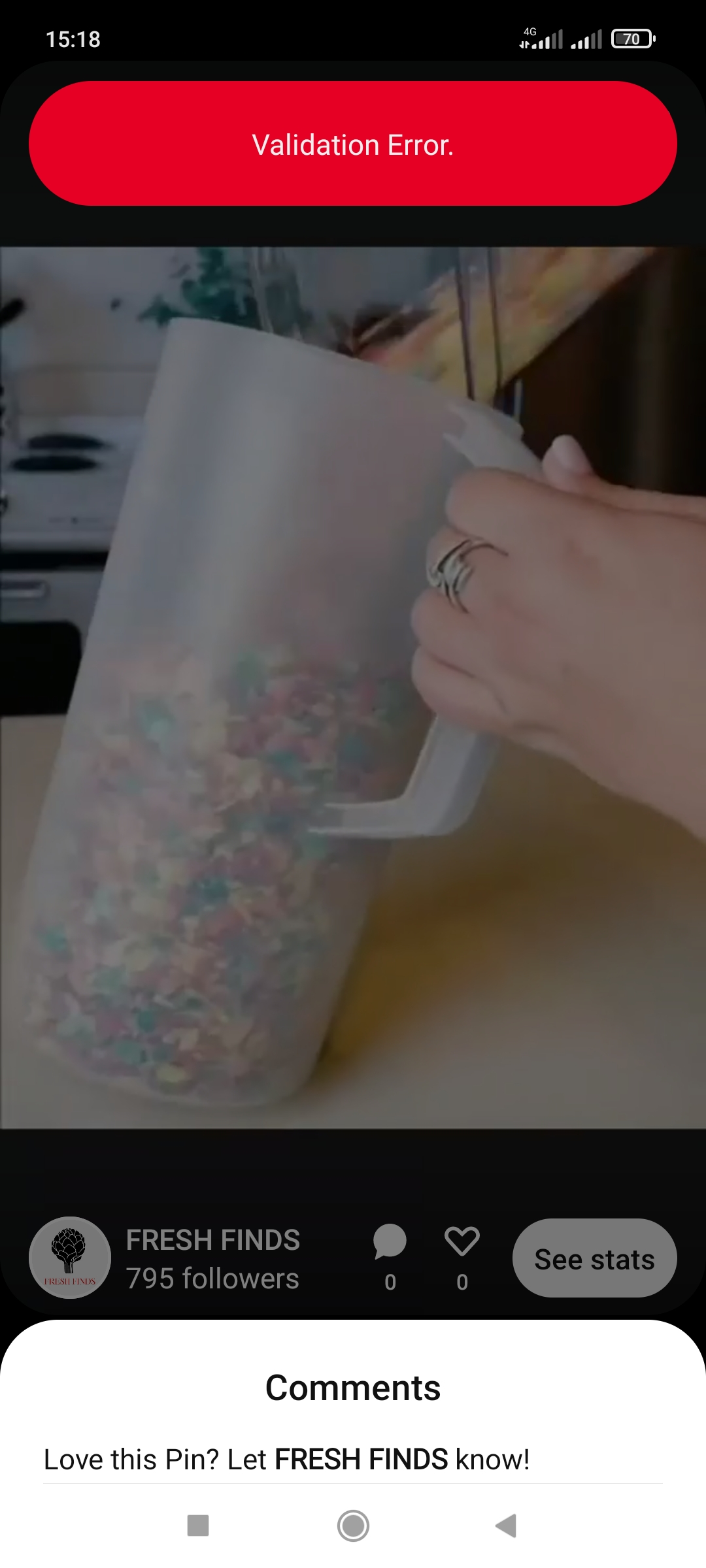 Pinterest Validation Error Hatası validation error - Pinterest Validation Error Hatası