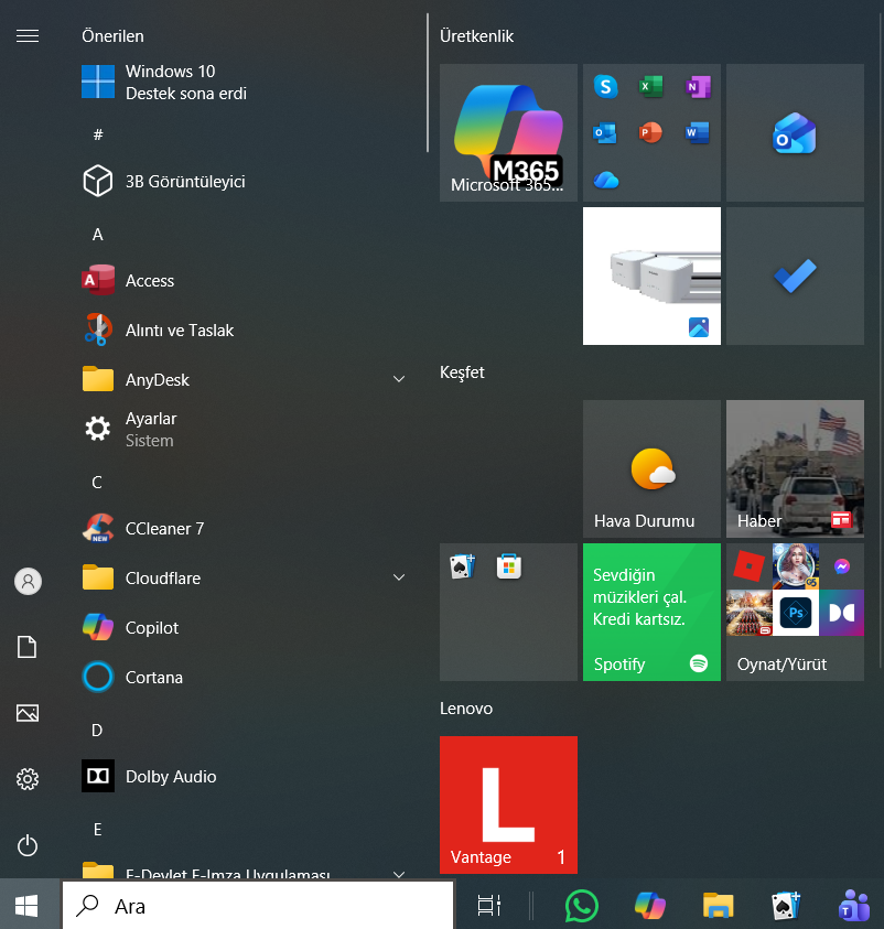 Windows 11 Görev Çubuğuna Ayırıcı Ekleme Windows 11 Görev Çubuğuna Ayırıcı Ekleme