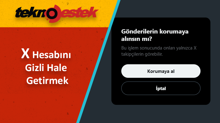 Twitter Hesabını Gizli Hale Getirmek