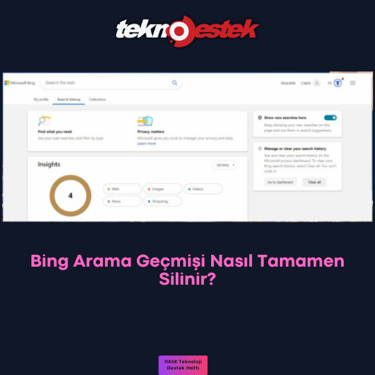 Bing Arama Geçmişi Nasıl İzlenir