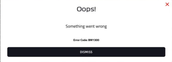 F1 TV BM1300 Hatası Giderme