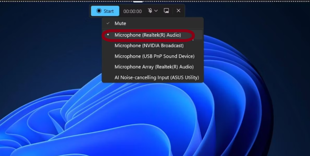 Windows 11 Ekran Alintisi Araci ile Ses Kaydetme 3
