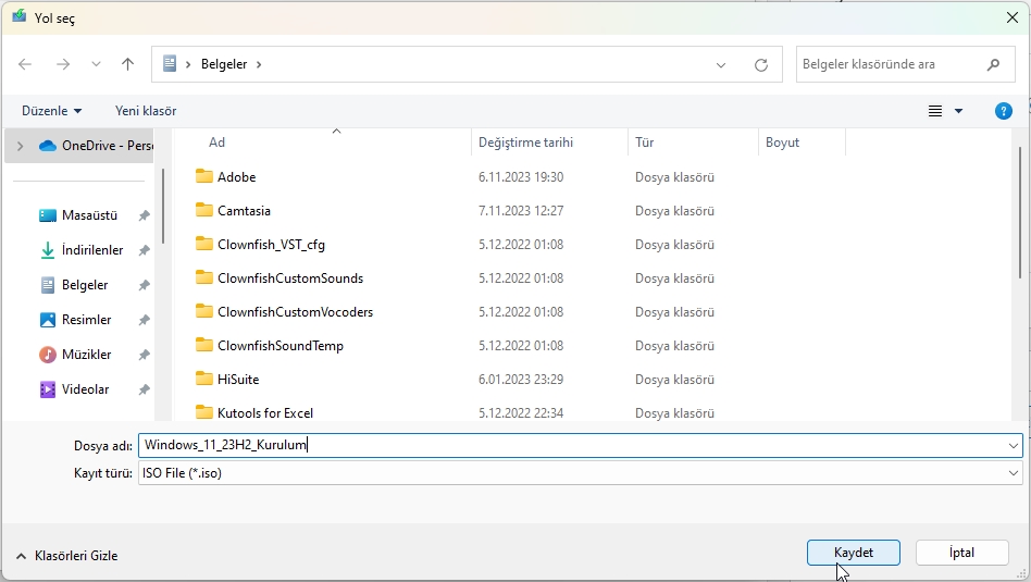 Media Creation Tool ile Windows 11 23H2 İndirme
