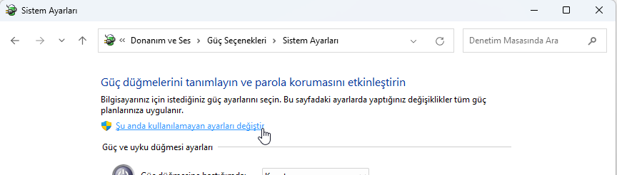 Windows 11 Hazırda Bekletme Nasıl Etkinleştirilir Windows 11 Hazırda Bekletme Etkinleştirme