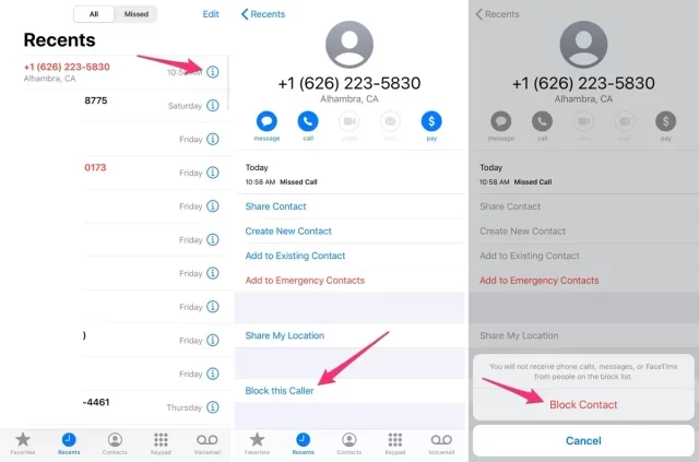 Telefonda Çağrı Engelleme Sorunu