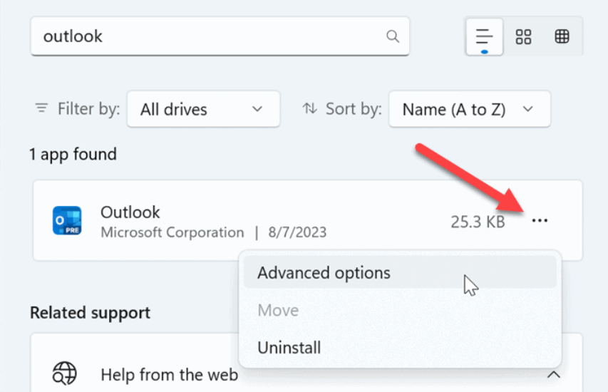 Windows 11 Uygulamaları Nasıl Onarılır veya Sıfırlanır Ekran goruntusu 2023 11 04 135911 - Windows 11 Uygulamaları Nasıl Onarılır veya Sıfırlanır