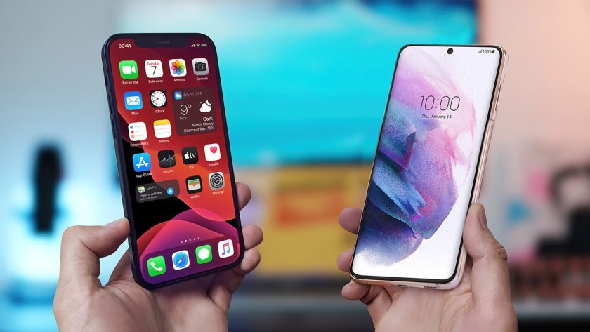 iPhone ve Samsung Karşılaştırma iPhone ve Samsung Karşılaştırma Görseli