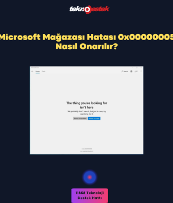 Microsoft Mağazası Hatası 0x00000005 kodu çözümleri