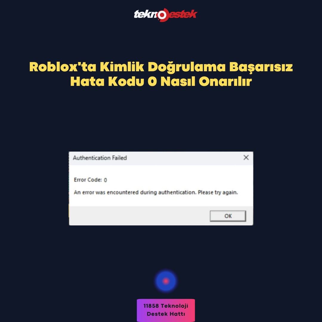 Roblox'ta 0 Hata Kodunu Düzeltmek Nasıl Yapılır? Çözüm Roblox'ta 0 Hata Kodunu Düzeltmek Adımları