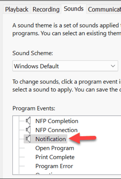 Windows 11' de Bildirim Sesi Nasıl Değiştirilir Ekran goruntusu 2023 12 26 140116 - Windows 11' de Bildirim Sesi Nasıl Değiştirilir