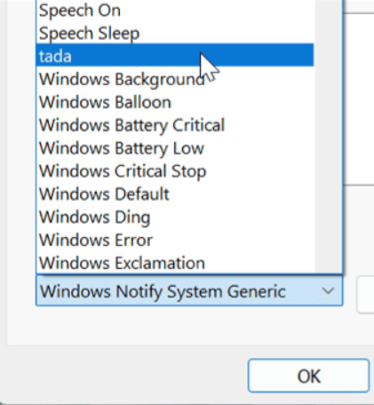 Windows 11' de Bildirim Sesi Nasıl Değiştirilir Ekran goruntusu 2023 12 26 140148 - Windows 11' de Bildirim Sesi Nasıl Değiştirilir