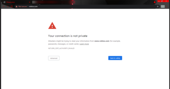 Roblox'ta özel değil hatası hakkında yapılması gerekenler