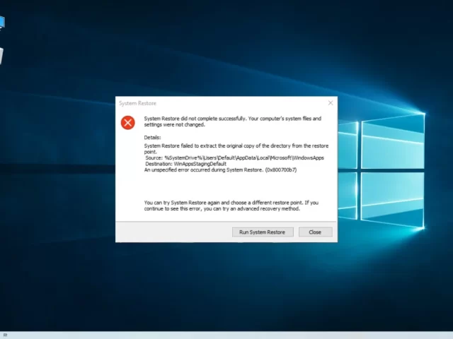 Bilgisayarda Sistem Geri Yükleme Hataları "Sistem Geri Yükleme Hataları ve Çözümleri" görseli