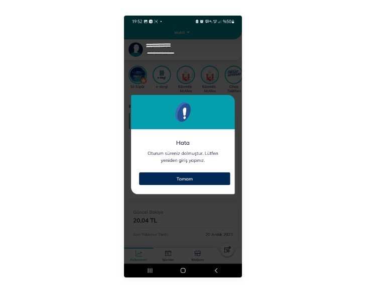 PttCell Uygulama Güncelleme Hatası Pttcell uygulama güncelleme hatası