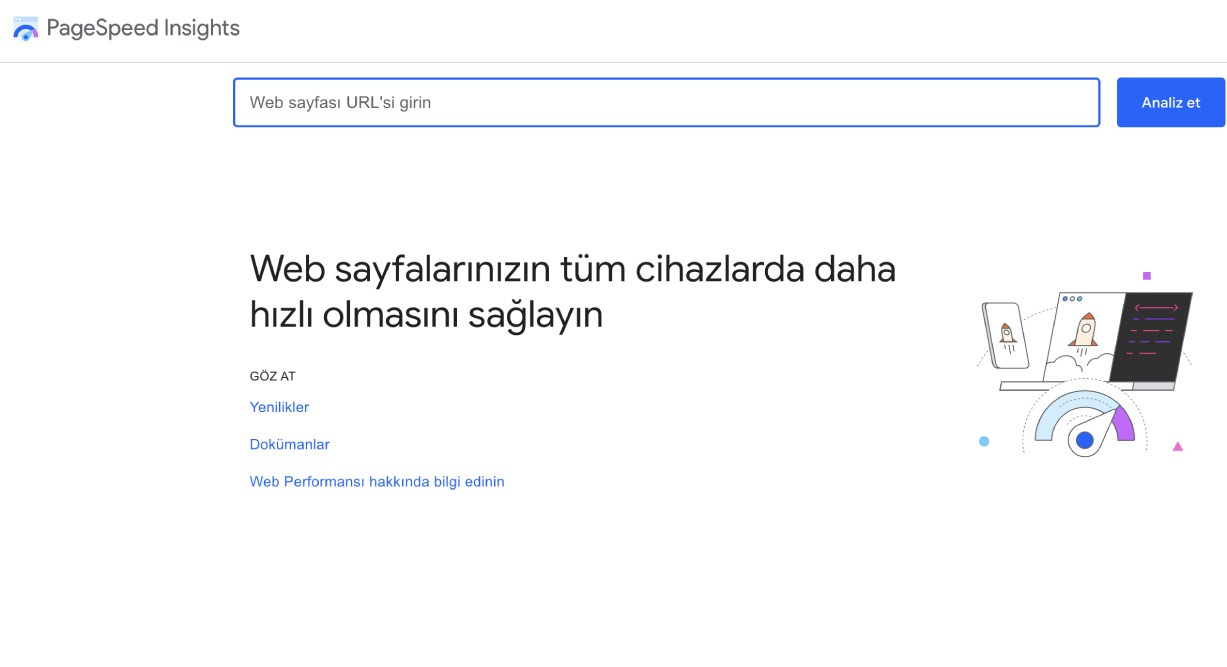 Web Sitesi Hızı