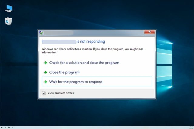 Bir bilgisayar ekranında, Windows 10'da çalışmayan programlar sorunu nedenlerini açıklayan bir görsel.