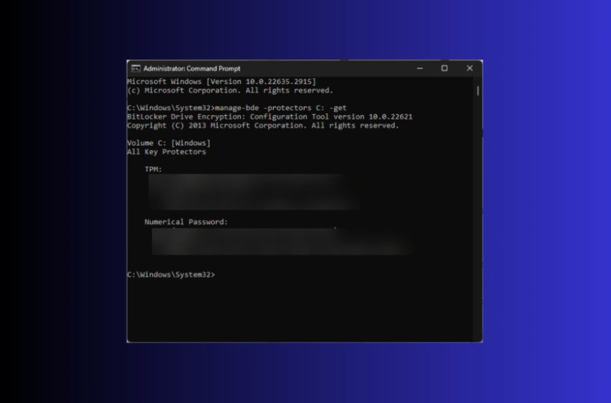 BitLocker Kurtarma Anahtarını Bulma