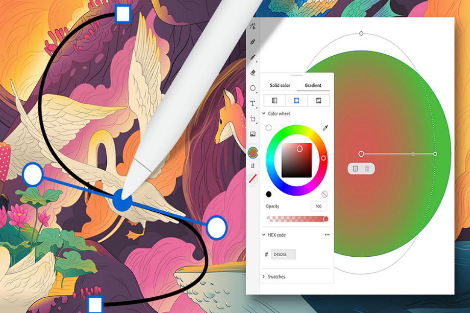 Adobe Illustrator 2 - Adobe Illustrator İle Procreate Çizimlerini Vektörlere Dönüştürme