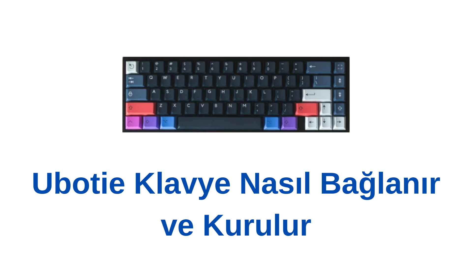 Ubotie klavye nasıl bağlanır