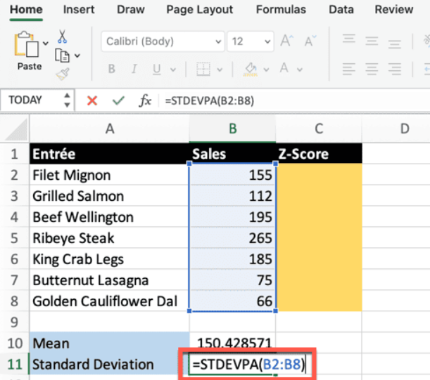 Ekran goruntusu 2024 01 15 103126 - Excel Z Skoru Nasıl Hesaplanır